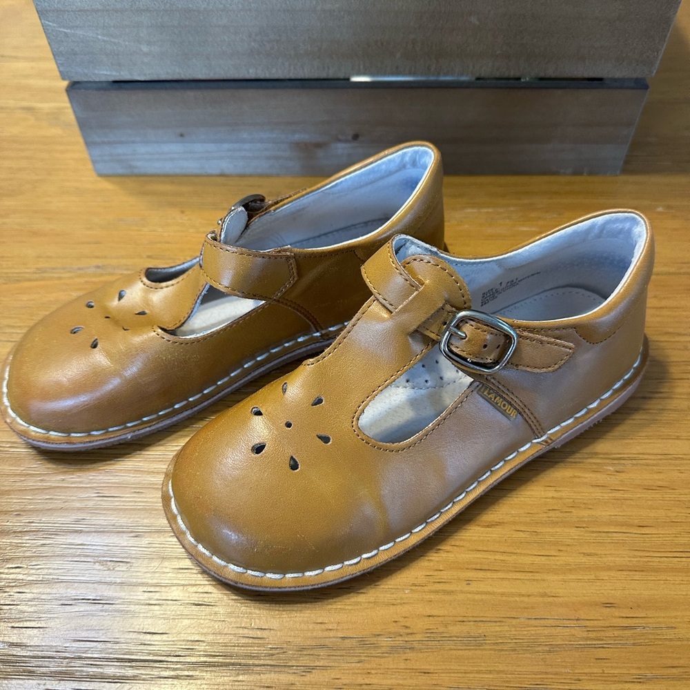 L’Amour Tan Kids Shoes